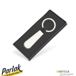 Lux Kutu Polisajlı Deri Anahtarlık - Görsel 1