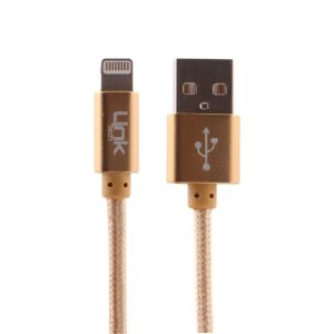 K544 Safe Lightning Metal Başlı 30cm Şarj/Senkronizasyon Kablosu - Görsel 1