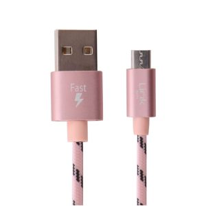 K551 Safe Micro Örgü Metal Başlı 1000mm Şarj/Senkronizasyon Kablosu - Görsel 3